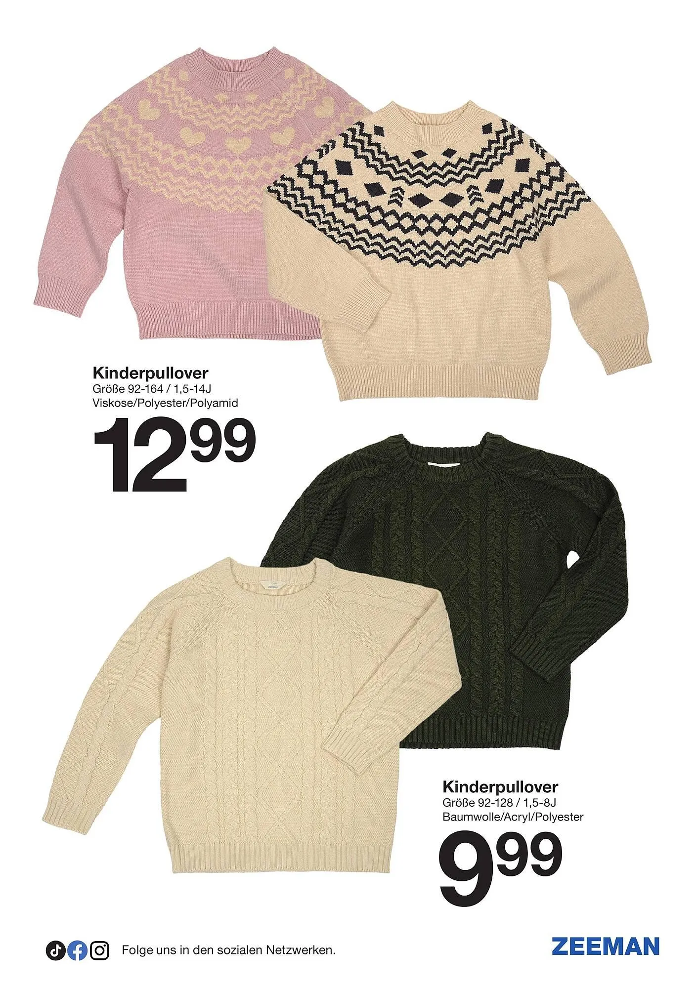 Zeeman Prospekt von 11. Oktober bis 24. Oktober 2025 - Flugblätt seite  9