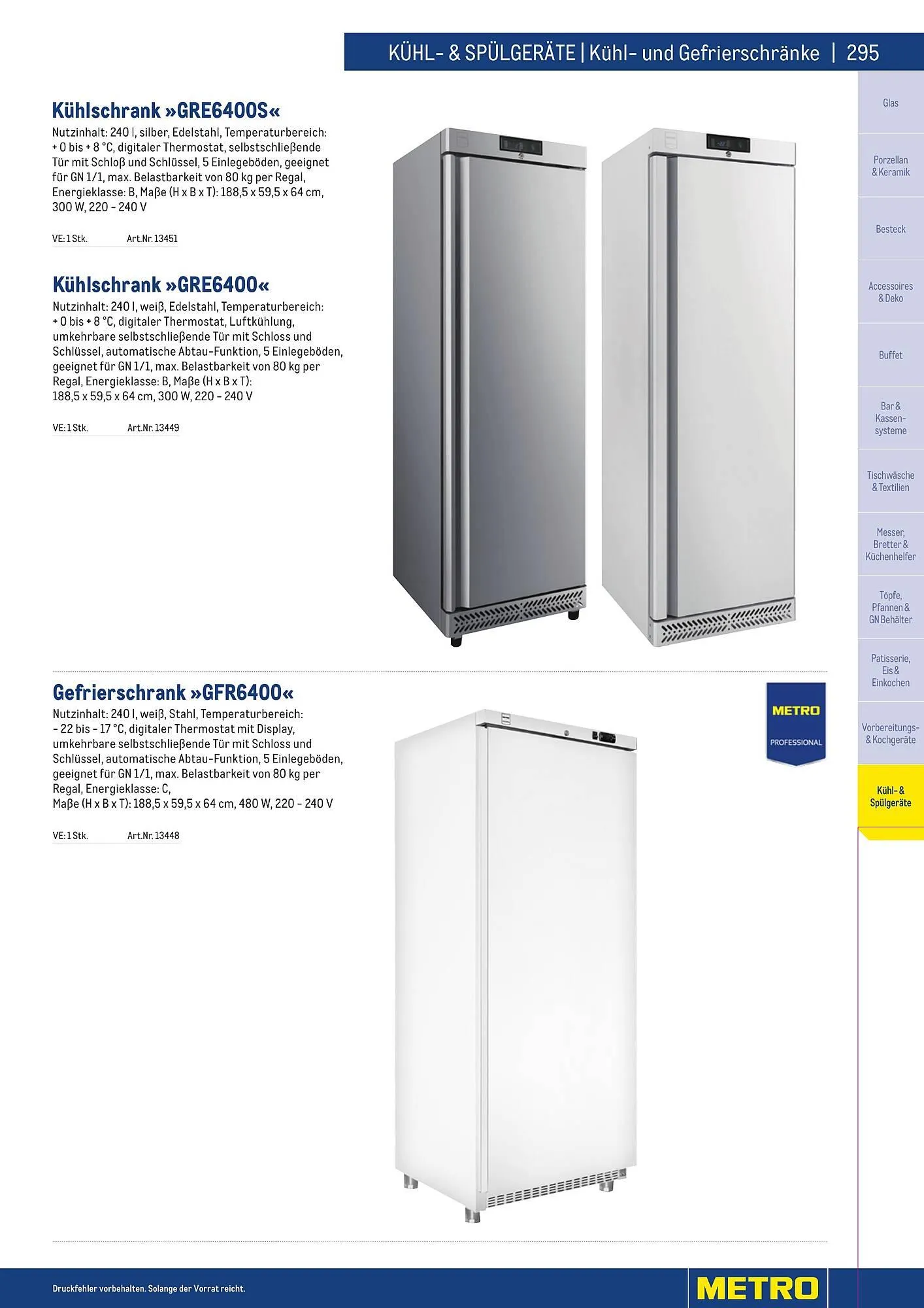 Metro Flugblatt von 25. März bis 31. Dezember 2026 - Flugblätt seite  295