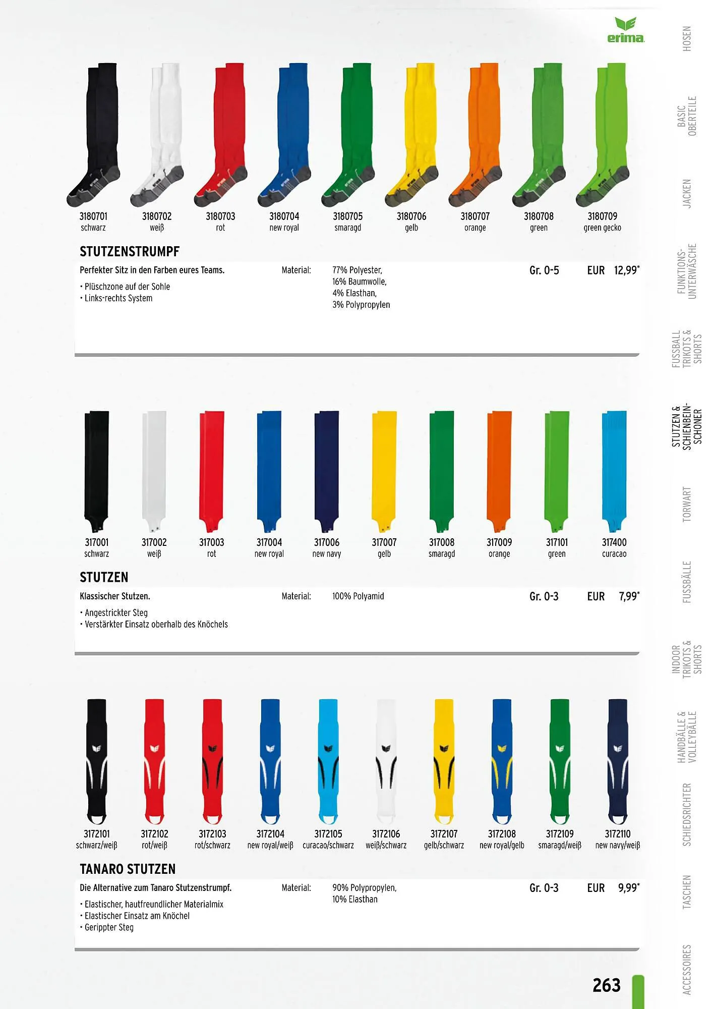 ERIMA Flugblatt von 2. Jänner bis 31. Dezember 2024 - Flugblätt seite 263