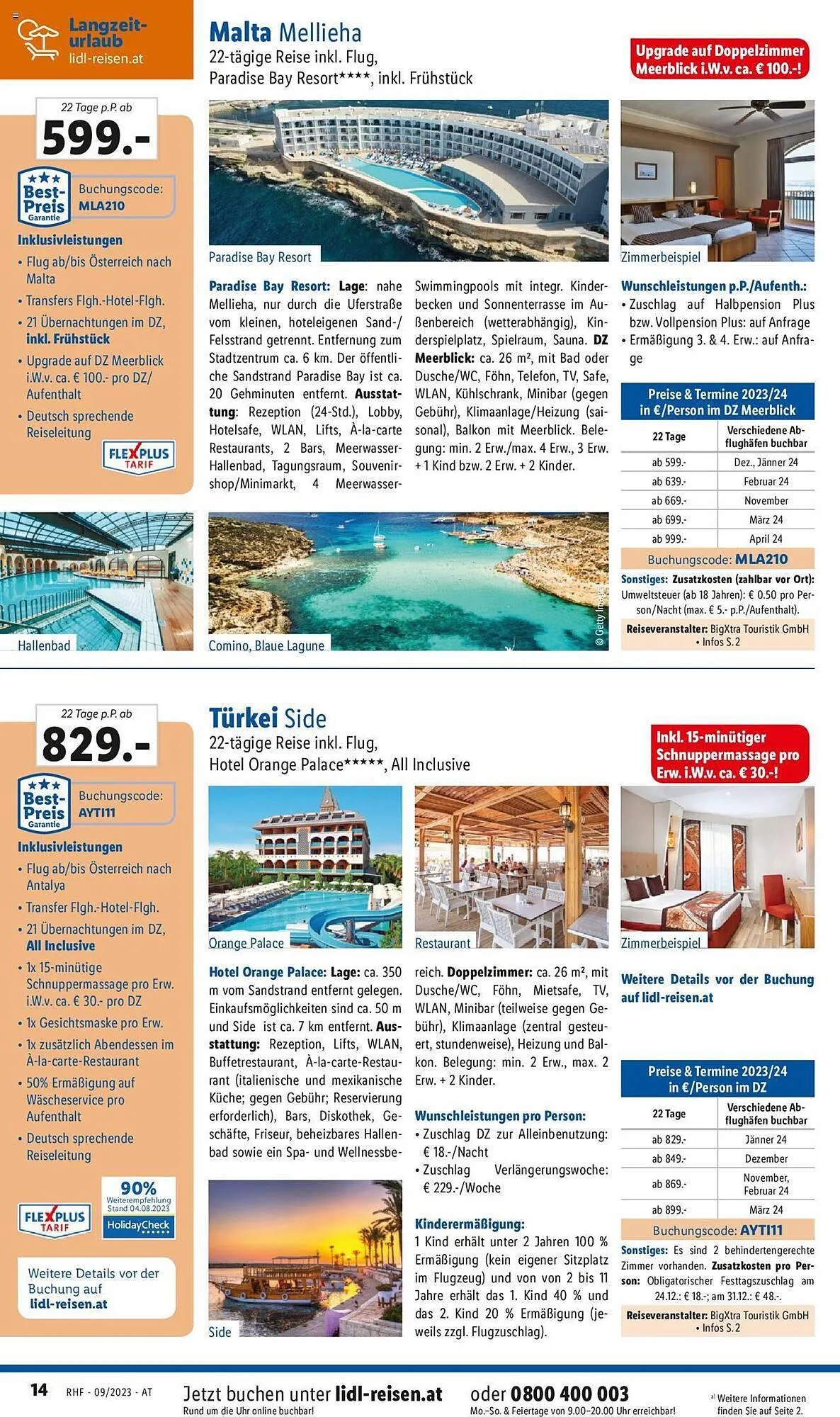 Lidl Flugblatt von 30. August bis 30. September 2023 - Flugblätt seite 14