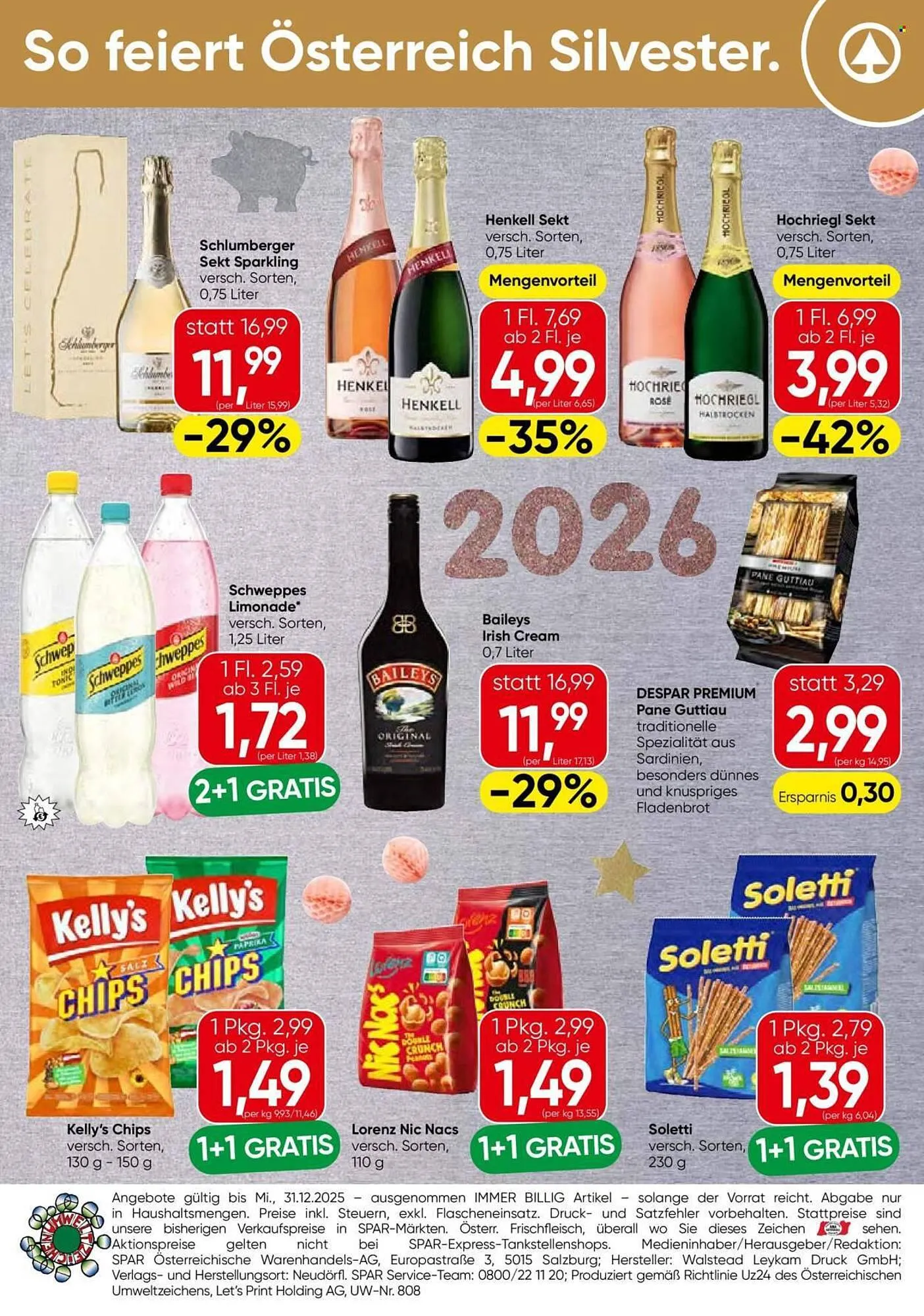 Eurospar Flugblatt von 23. Dezember bis 31. Dezember 2025 - Flugblätt seite 4