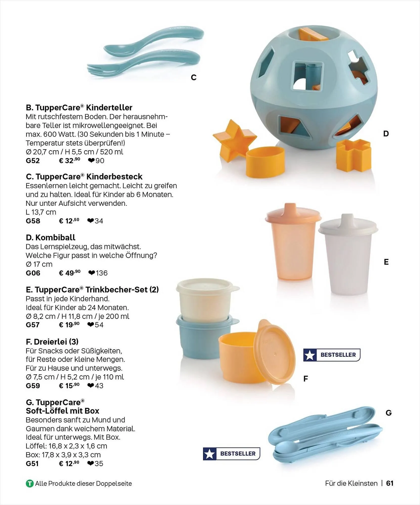 Tupperware Flugblatt von 1. September bis 29. Februar 2024 - Flugblätt seite  61