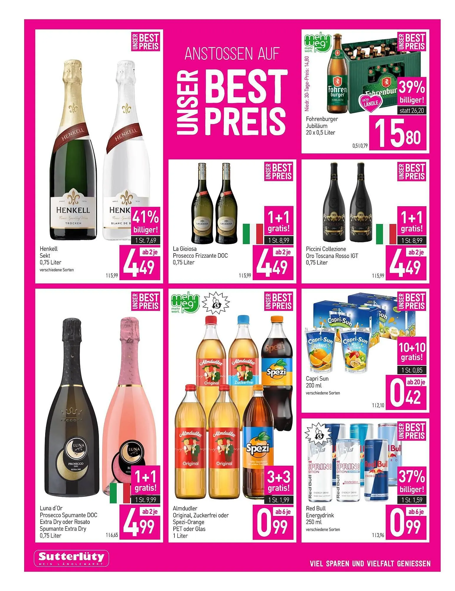 Sutterlüty Flugblatt von 5. März bis 10. März 2026 - Flugblätt seite  16