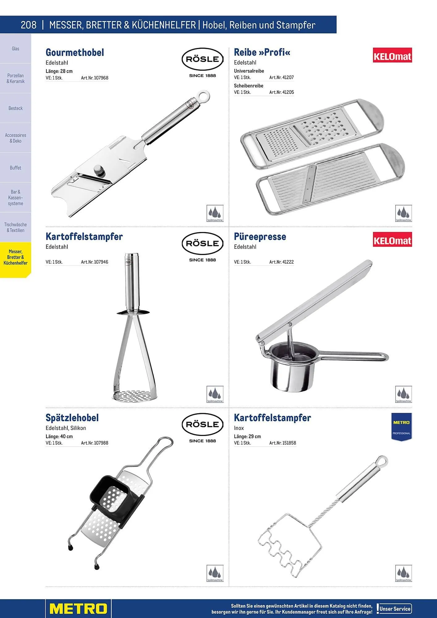 Metro Flugblatt von 25. März bis 31. Dezember 2026 - Flugblätt seite  208