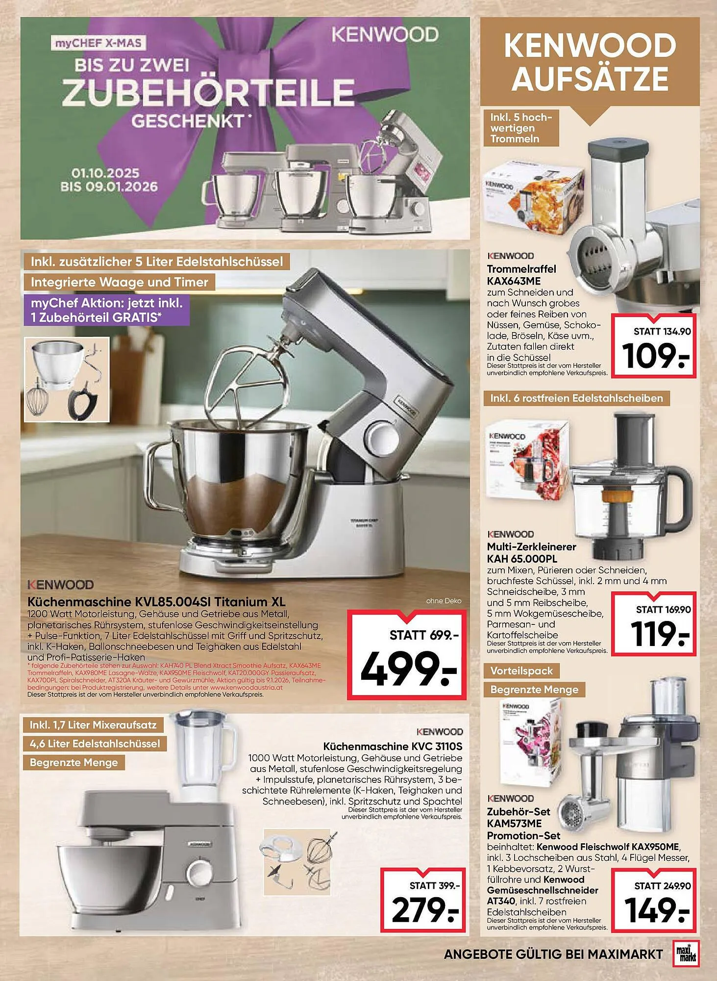 Maximarkt Flugblatt von 23. Oktober bis 12. November 2025 - Flugblätt seite  3