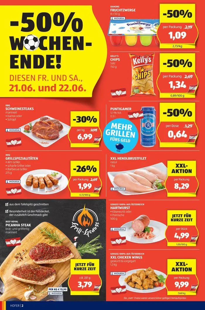 Blättern Sie online im HOFER Flugblatt von 19. Juni bis 3. Juli 2024 - Flugblätt seite 4