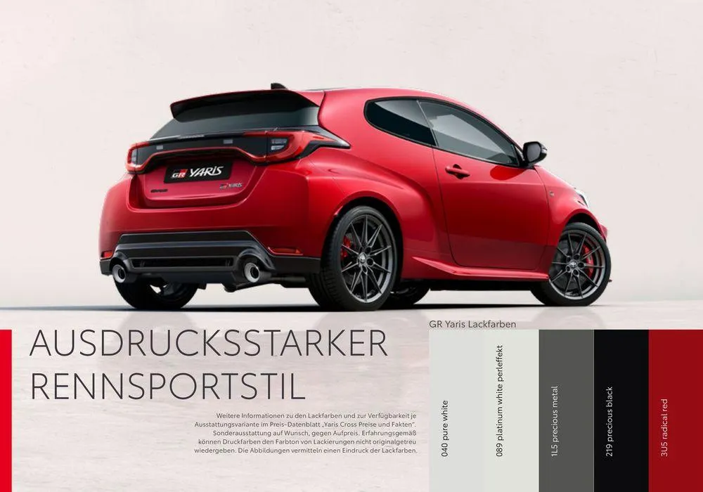 Toyota GR Yaris von 29. August bis 29. August 2025 - Flugblätt seite 26