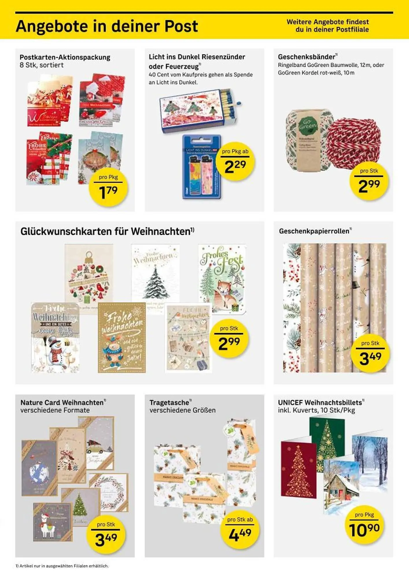 Post Flugblatt von 11. November bis 1. Dezember 2024 - Flugblätt seite 4