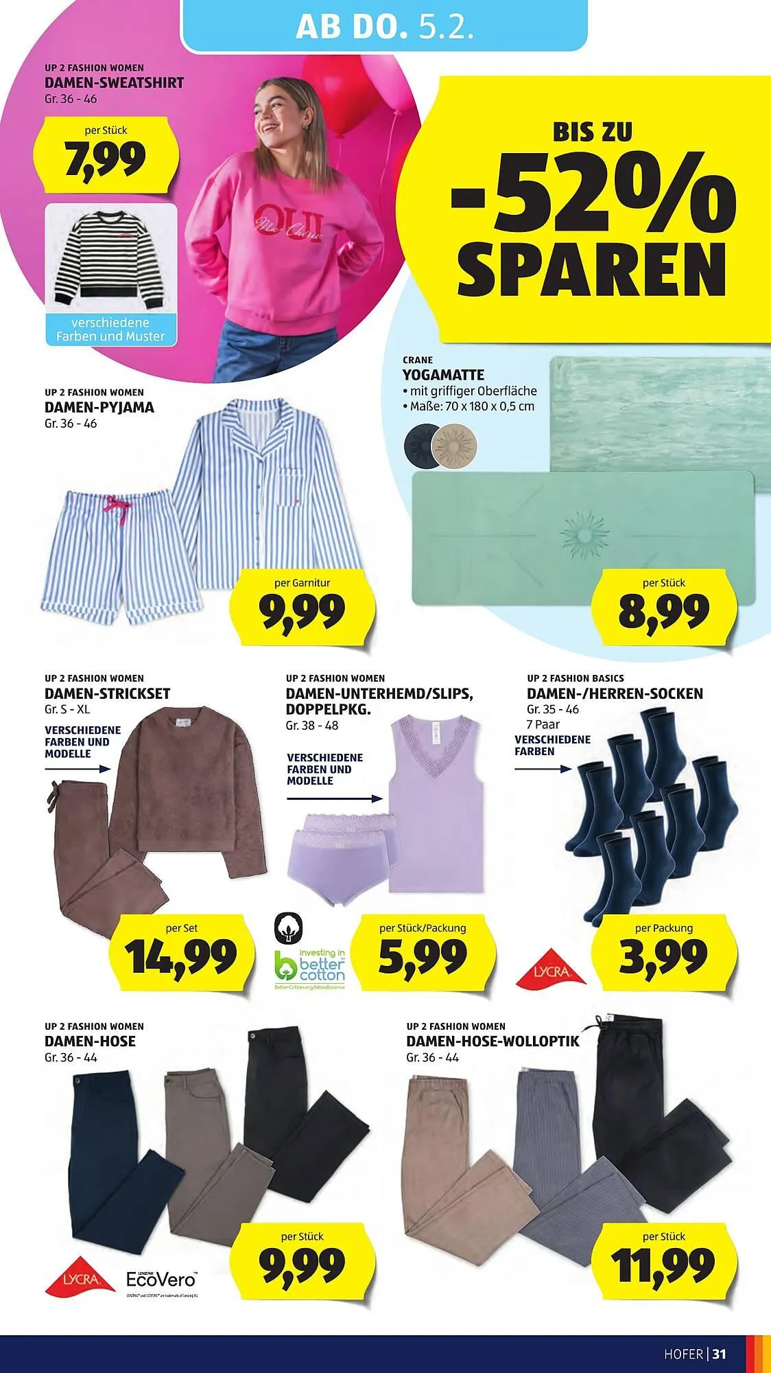 Hofer Flugblatt von 30. Jänner bis 5. Februar 2026 - Flugblätt seite  35