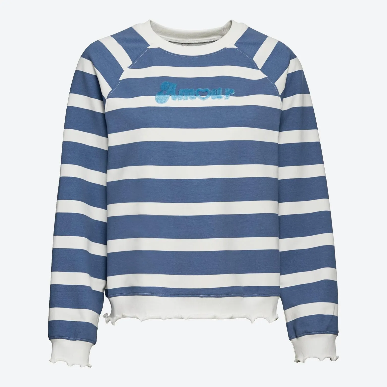 Damen-Sweatshirt mit Streifen-Design