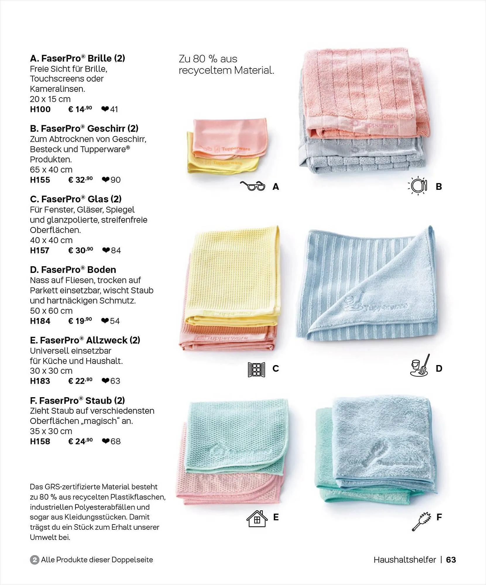 Tupperware Flugblatt von 1. September bis 29. Februar 2024 - Flugblätt seite 63