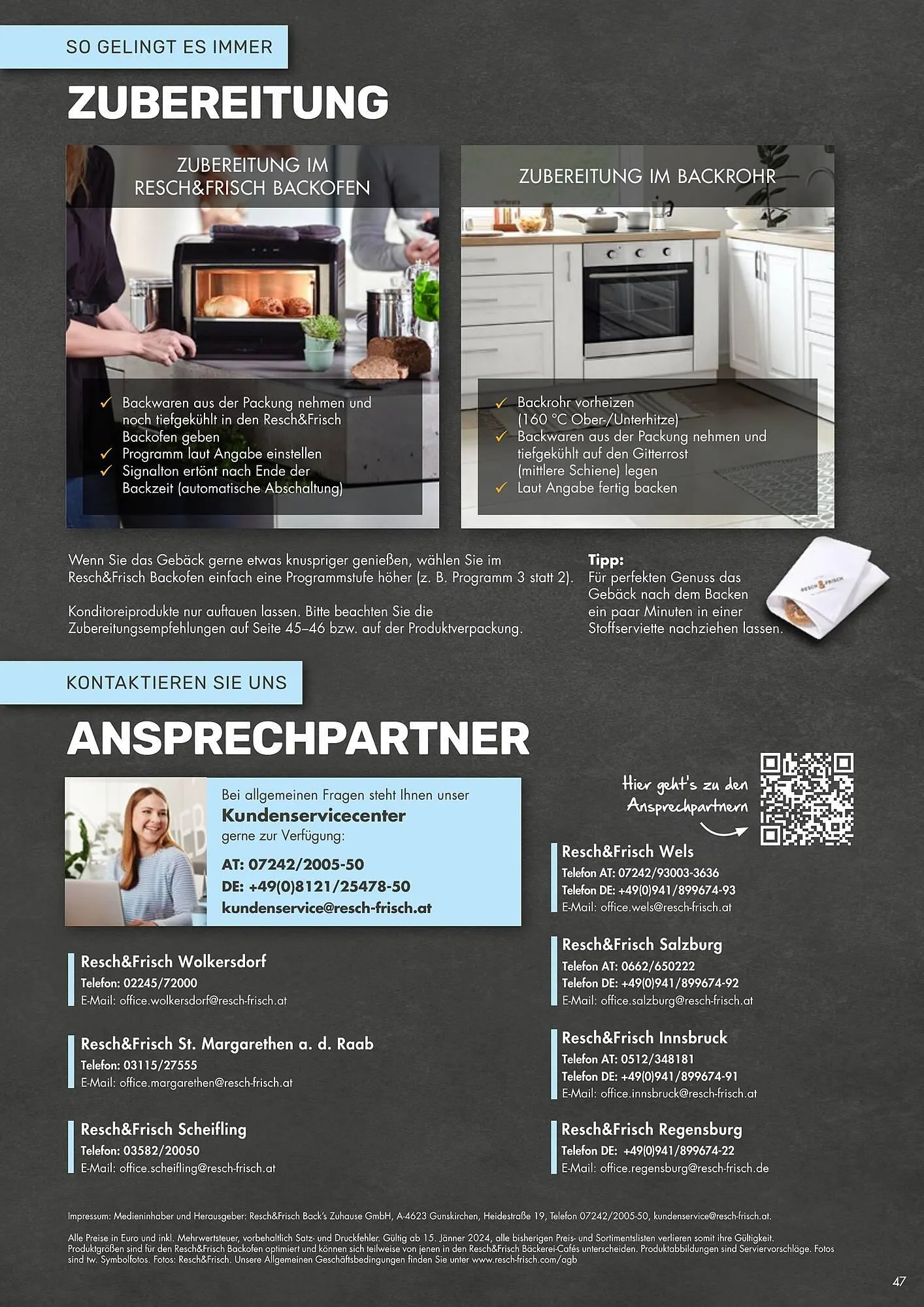 Resch & Frisch Flugblatt von 1. Jänner bis 31. Dezember 2024 - Flugblätt seite  47