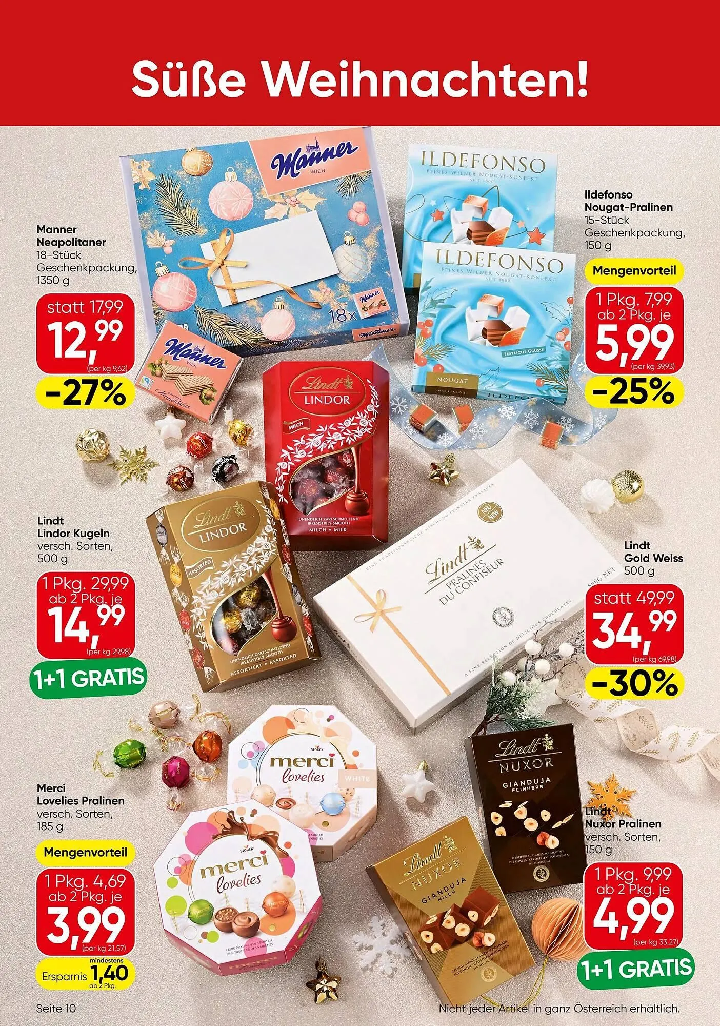 Eurospar Flugblatt von 4. Dezember bis 17. Dezember 2025 - Flugblätt seite  10