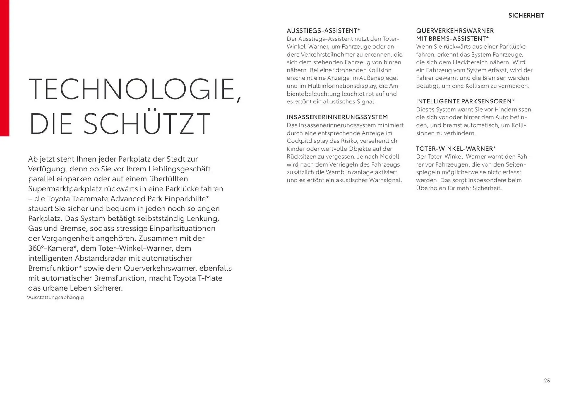 Toyota Flugblatt von 10. Mai bis 10. März 2026 - Flugblätt seite  25