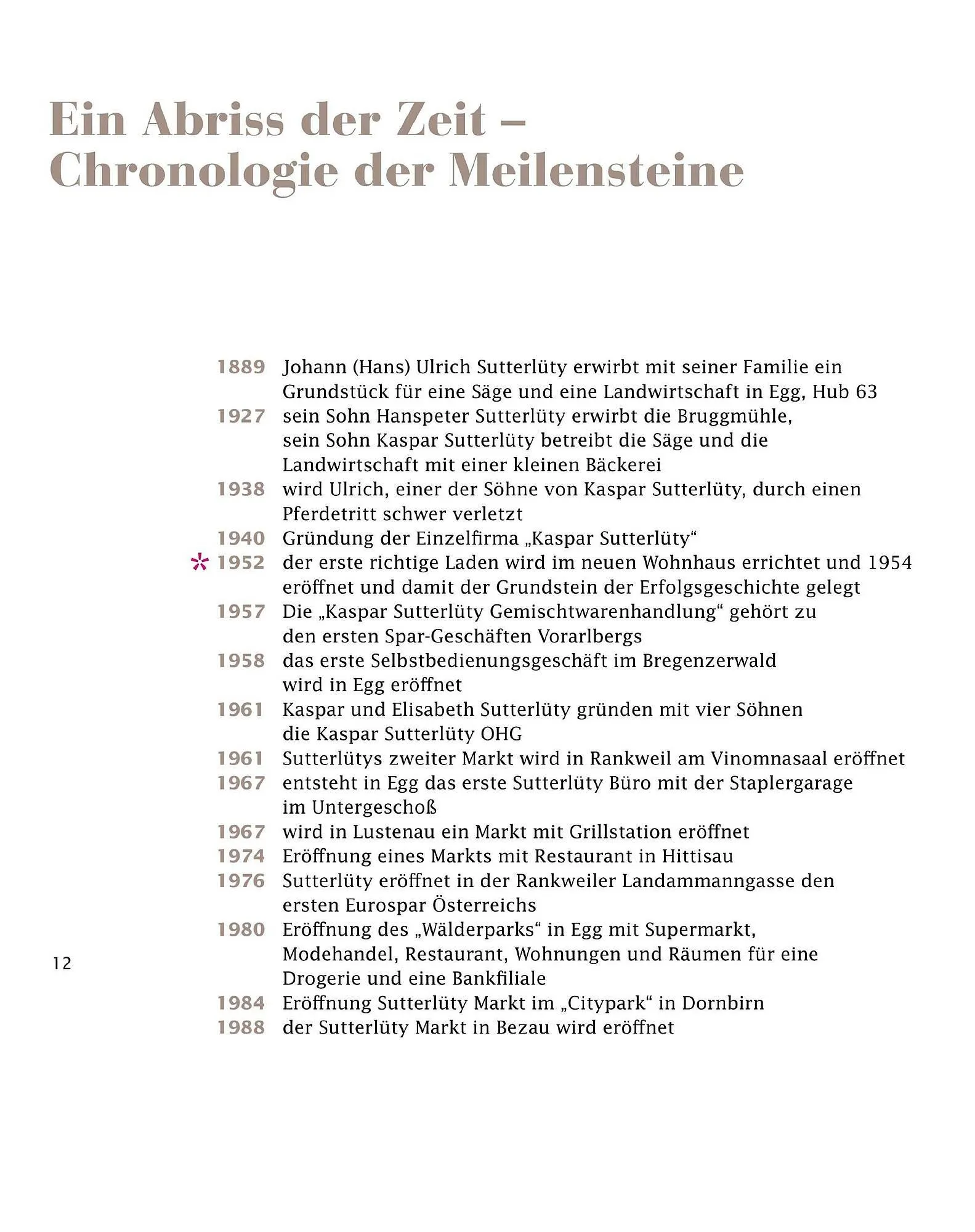 Sutterlüty Flugblatt von 21. Juli bis 31. Dezember 2025 - Flugblätt seite  12
