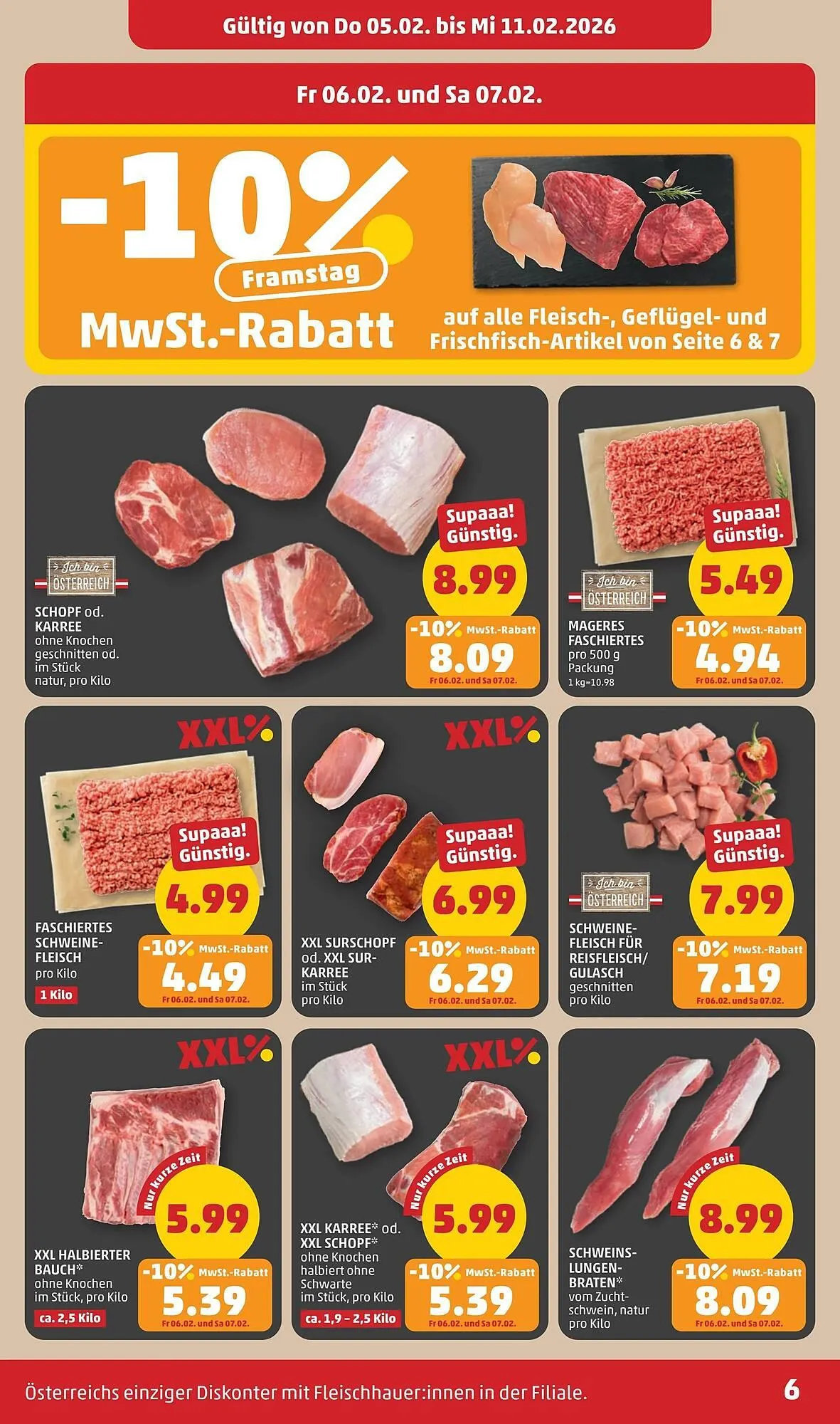 PENNY Flugblatt von 5. Februar bis 11. Februar 2026 - Flugblätt seite  6