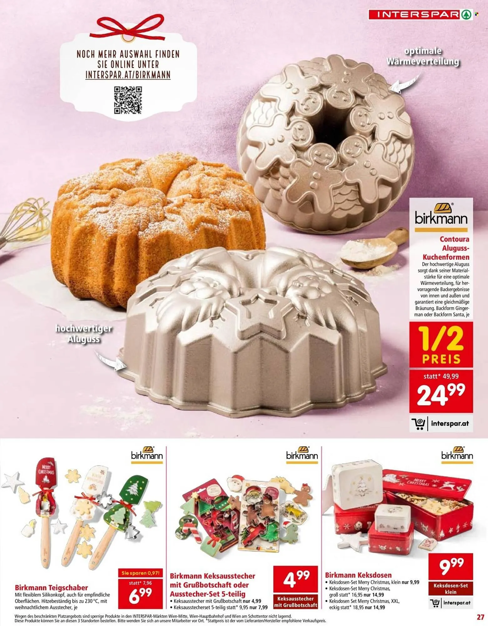 Interspar Flugblatt von 2. Oktober bis 20. Dezember 2025 - Flugblätt seite  27