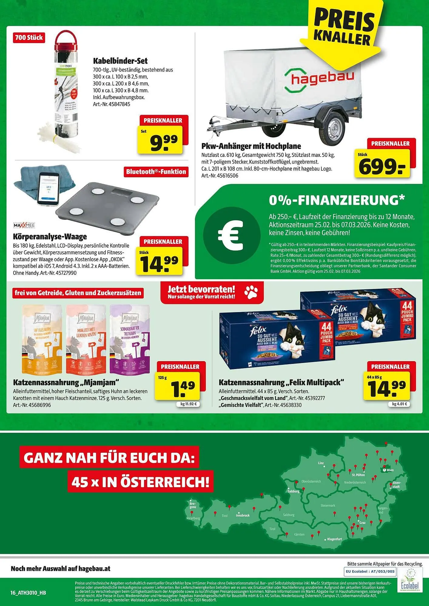 Eurogast Grissemann Flugblatt von 18. Februar bis 7. März 2026 - Flugblätt seite  16