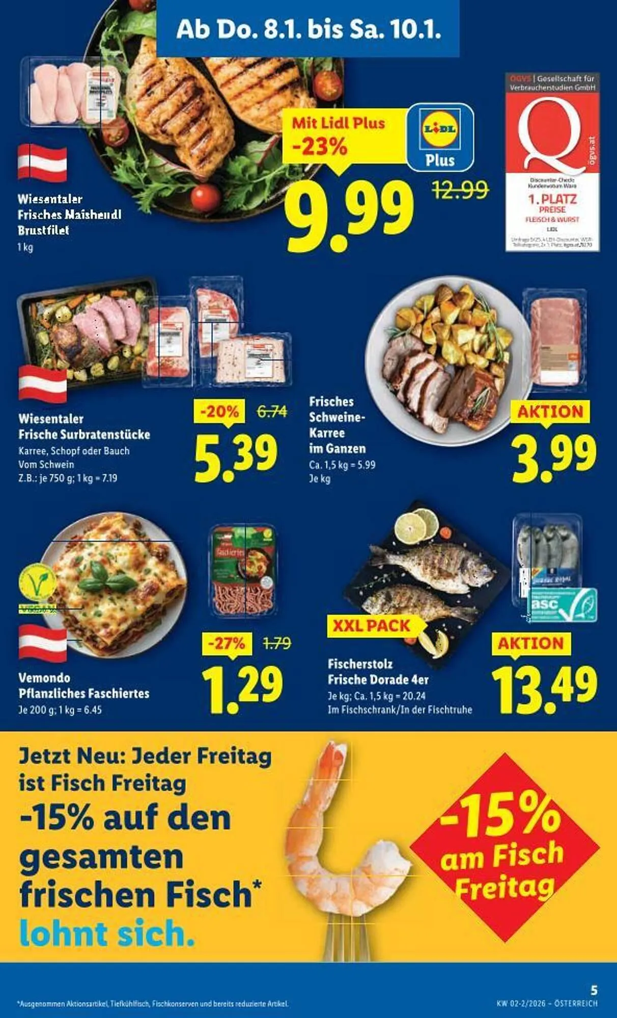 Lidl Flugblatt von 8. Jänner bis 14. Jänner 2026 - Flugblätt seite  8