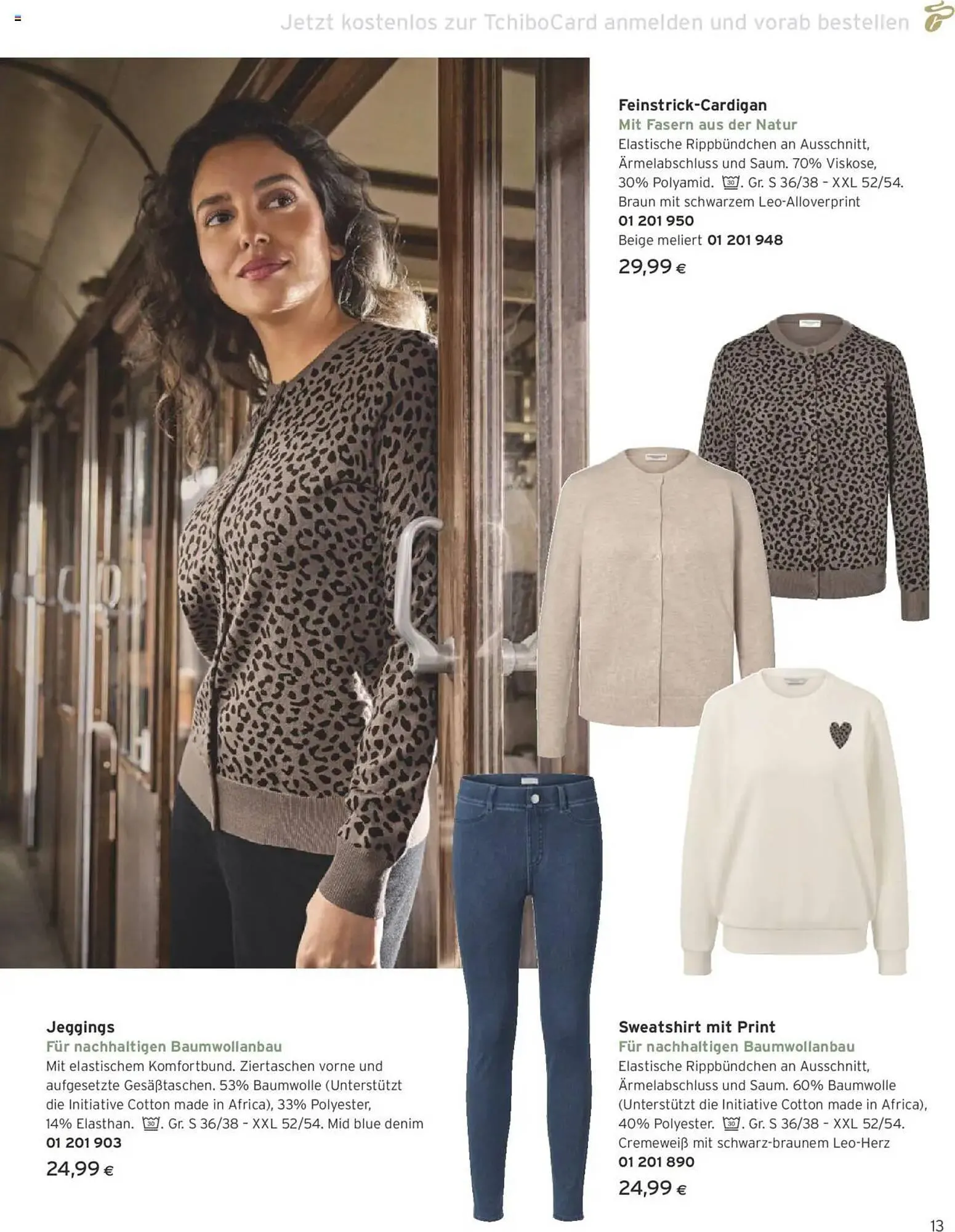 Tchibo Eduscho Flugblatt von 16. Jänner bis 28. Februar 2025 - Flugblätt seite 13