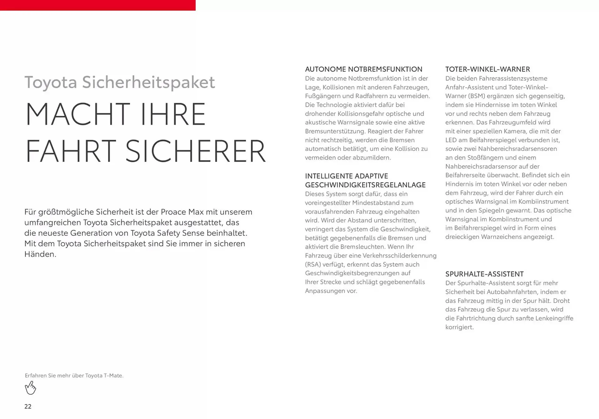 Toyota Flugblatt von 26. Februar bis 26. Februar 2026 - Flugblätt seite  22