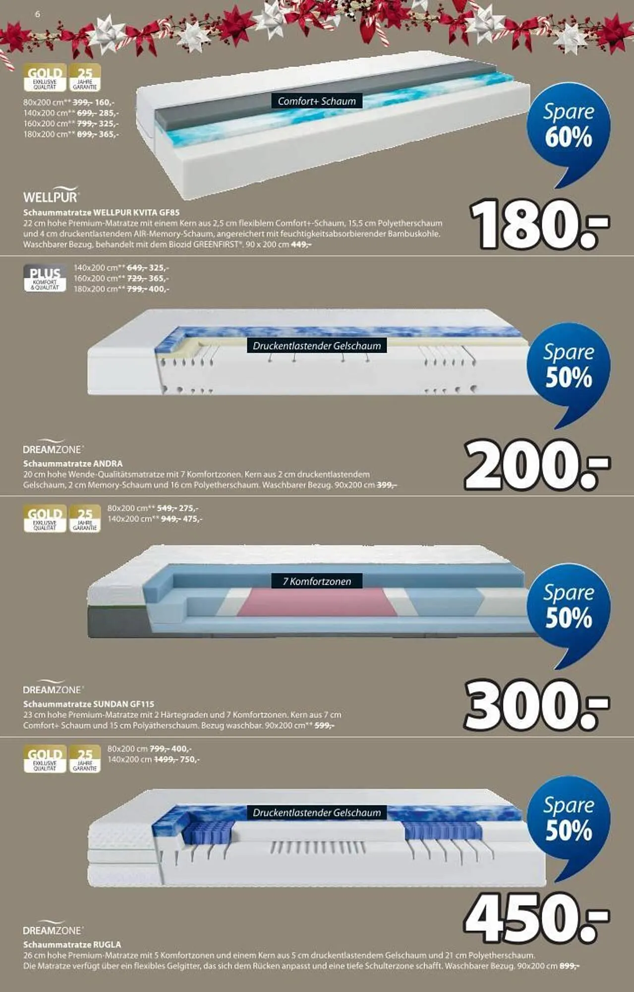 JYSK Flugblatt von 27. Oktober bis 2. Dezember 2025 - Flugblätt seite 6