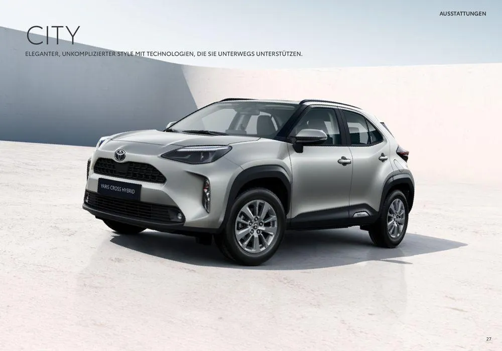 Toyota Yaris Cross von 19. Juli bis 19. Juli 2025 - Flugblätt seite 27