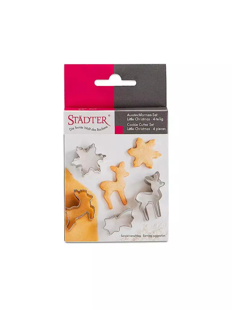 Ausstecher Set Little Christmas 4Tlg.