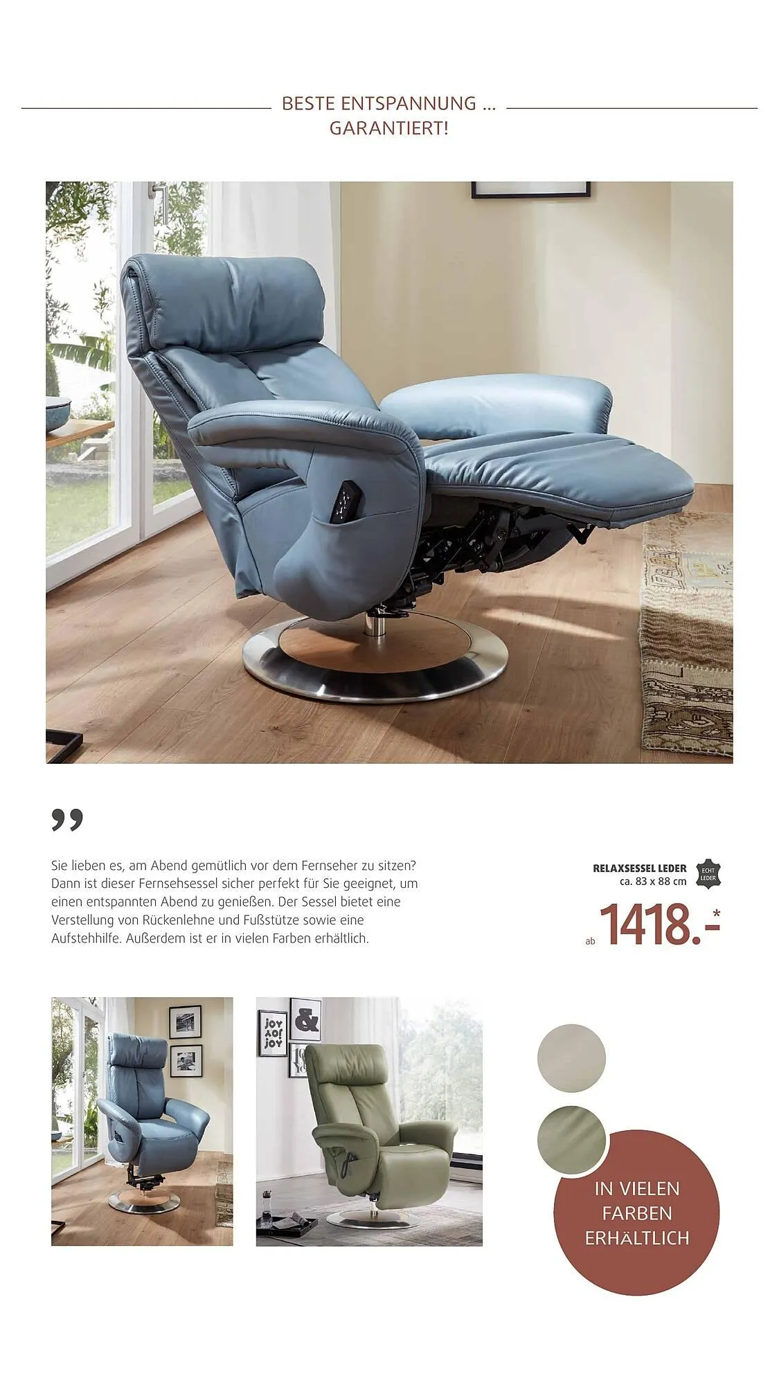 Polstermöbel Fischer Flugblatt von 19. Februar bis 28. Februar 2026 - Flugblätt seite  9