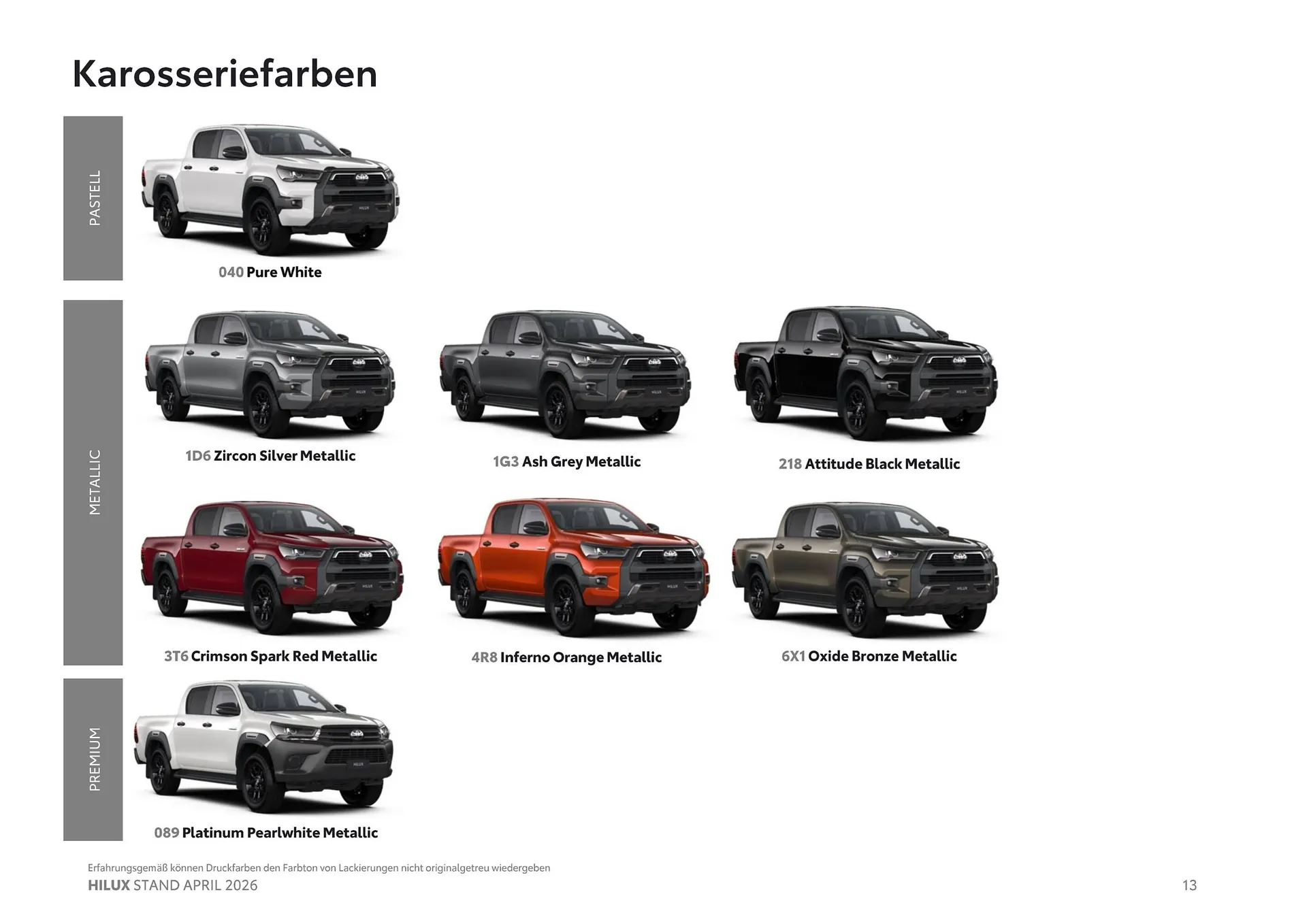 Toyota Flugblatt von 1. April bis 20. Oktober 2026 - Flugblätt seite  13