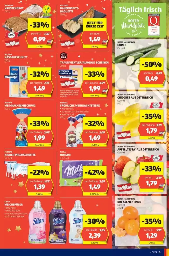 Blättern Sie online im HOFER Flugblatt von 27. November bis 11. Dezember 2024 - Flugblätt seite 7