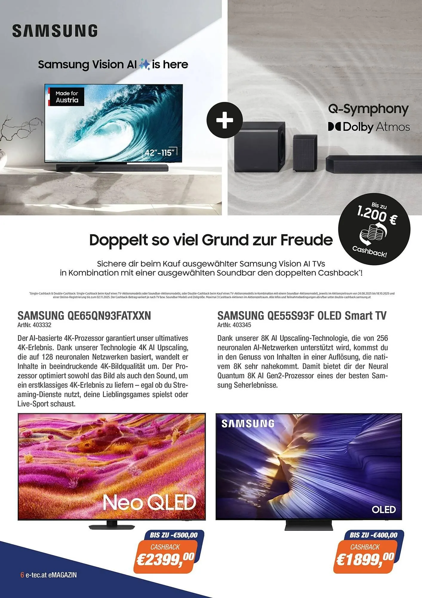 E-tec Flugblatt von 15. September bis 31. Oktober 2025 - Flugblätt seite  6