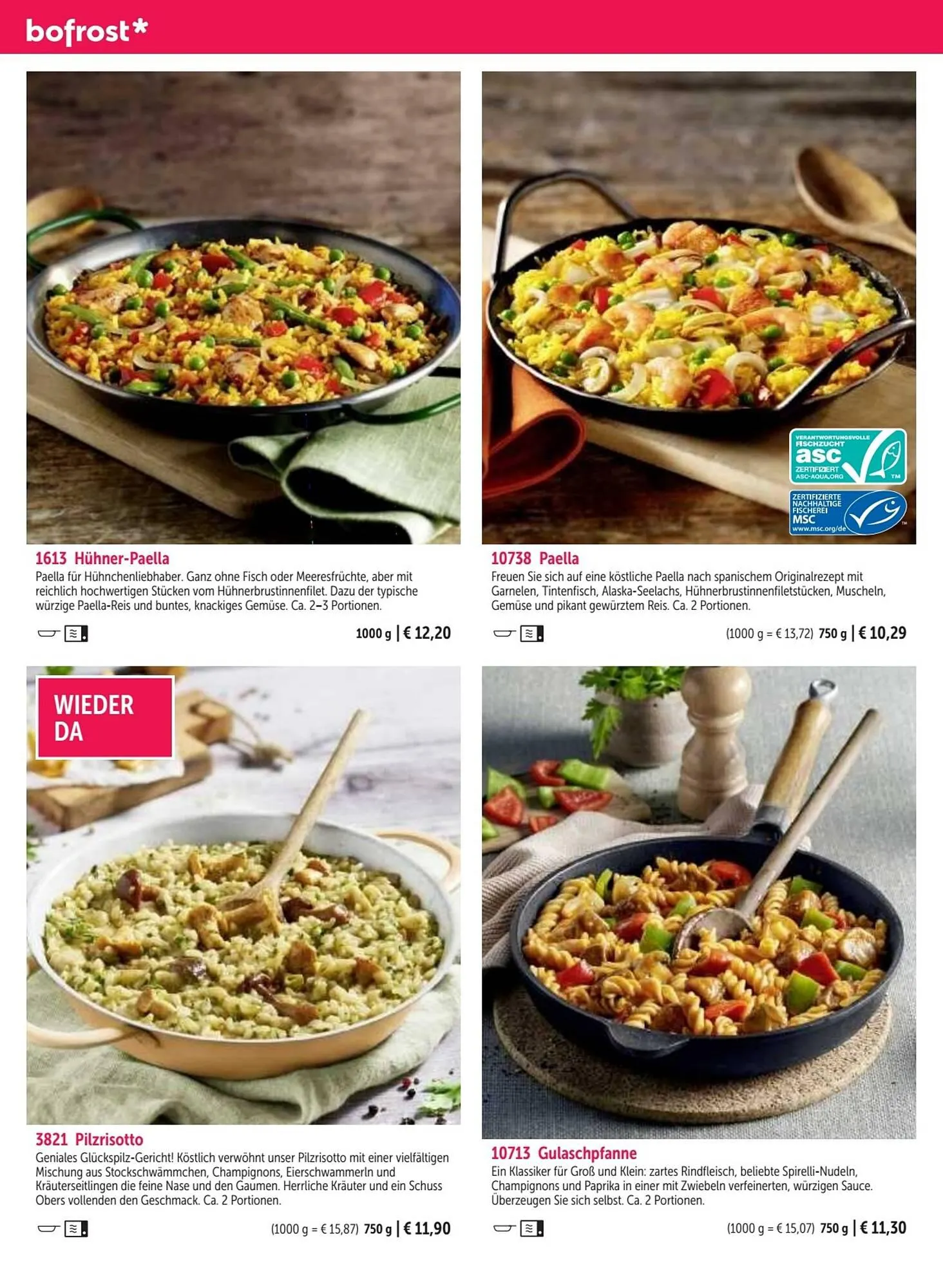 Bofrost Flugblatt von 25. September bis 29. Februar 2024 - Flugblätt seite 86