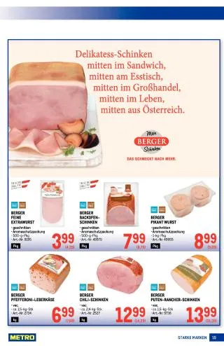 METRO Flugblatt Food von 3. September bis 16. September 2026 - Flugblätt seite  15