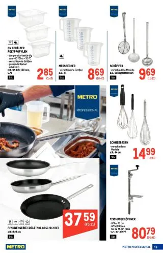METRO Flugblatt Food - Metro Profi von 3. September bis 16. September 2026 - Flugblätt seite  43