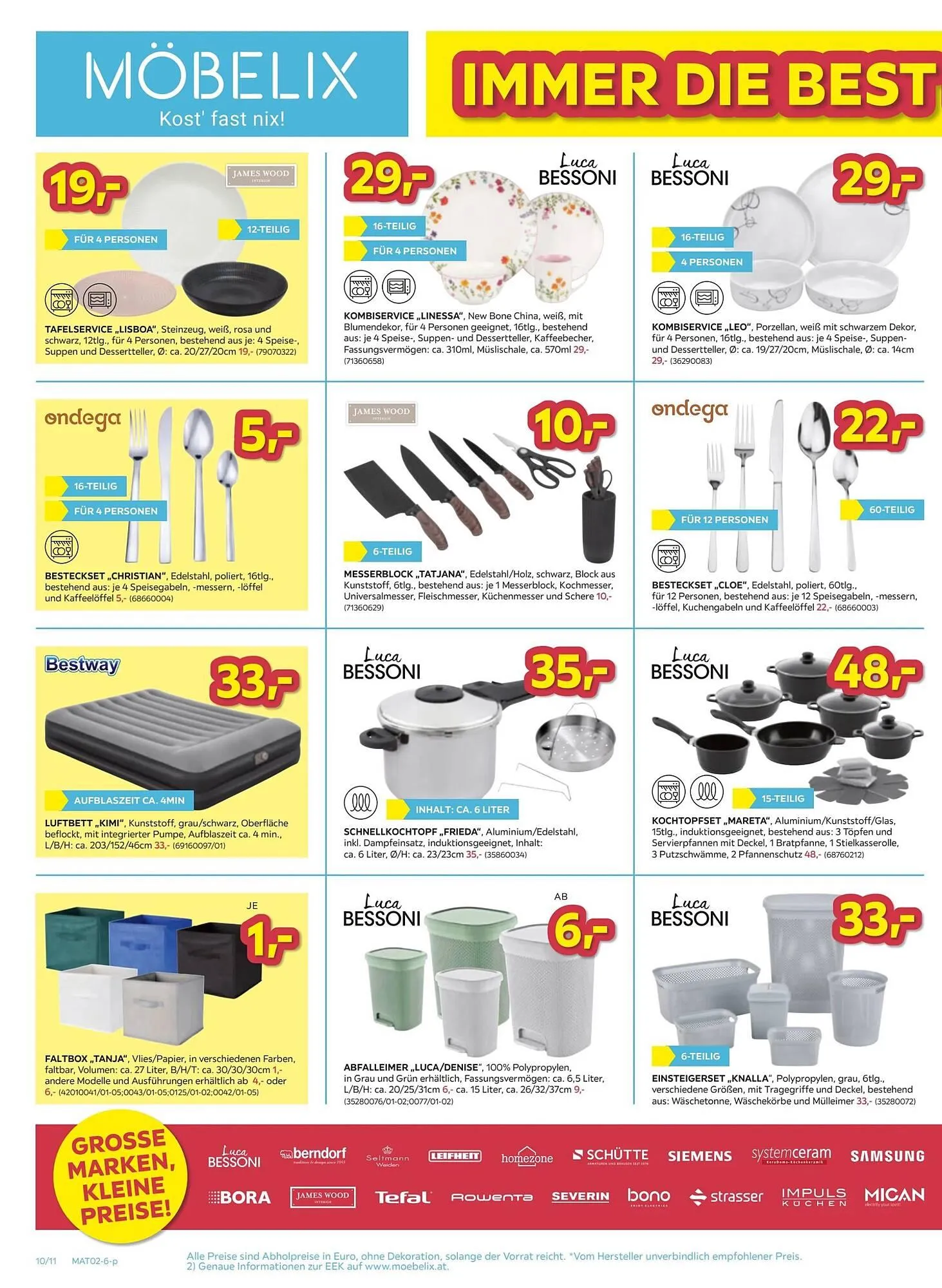 Möbelix Prospekt von 3. Februar bis 9. Februar 2026 - Flugblätt seite  10