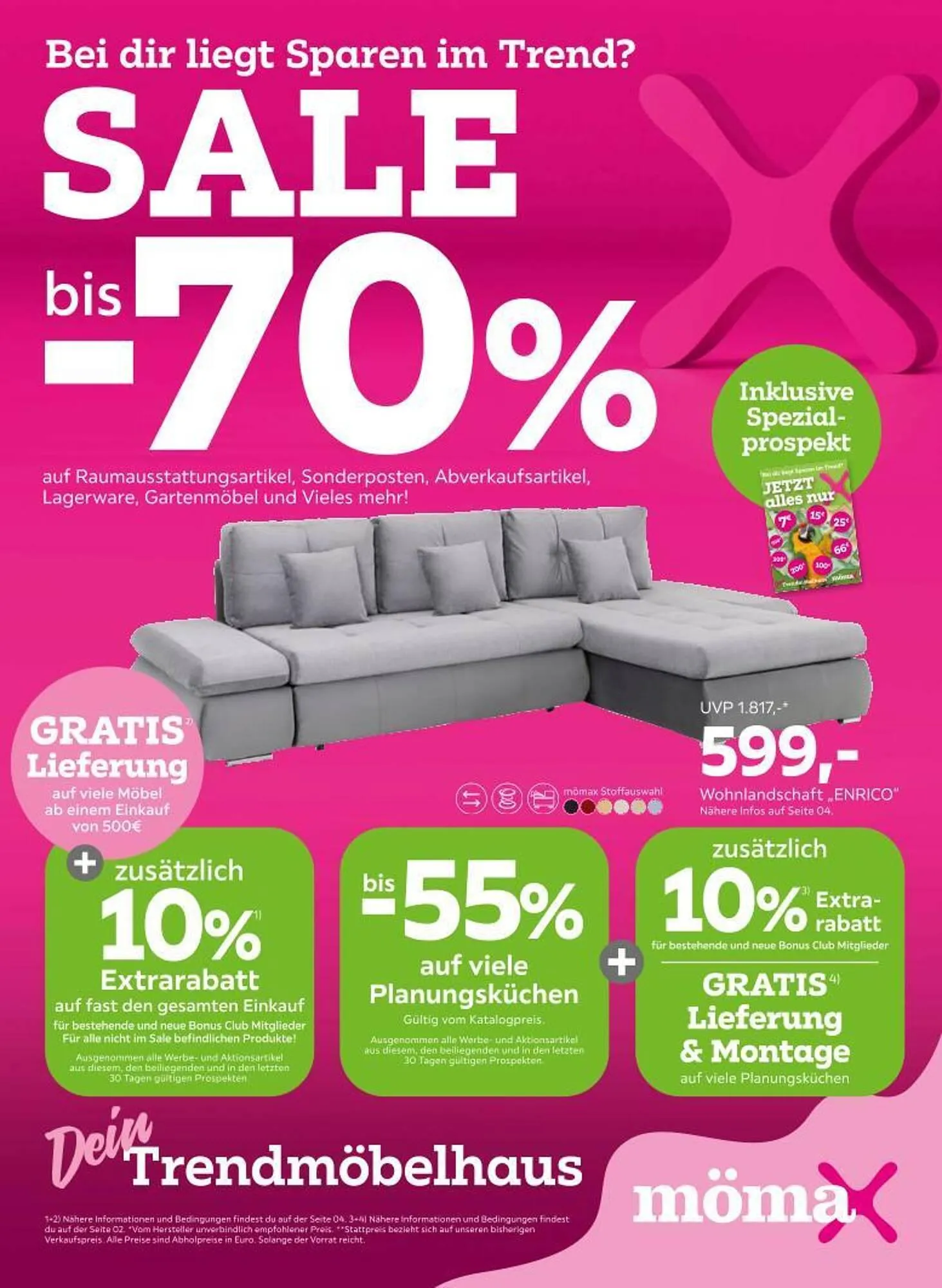 Mömax Flugblatt von 30. Dezember bis 27. Jänner 2026 - Flugblätt seite 1
