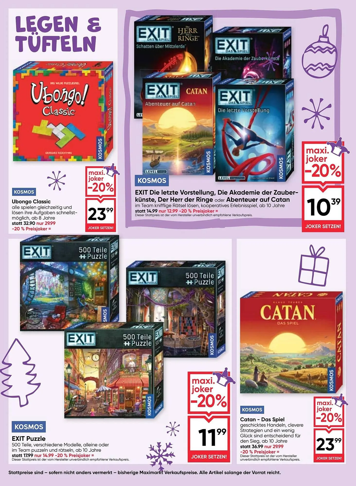 Maximarkt Flugblatt von 30. Oktober bis 24. Dezember 2025 - Flugblätt seite  42