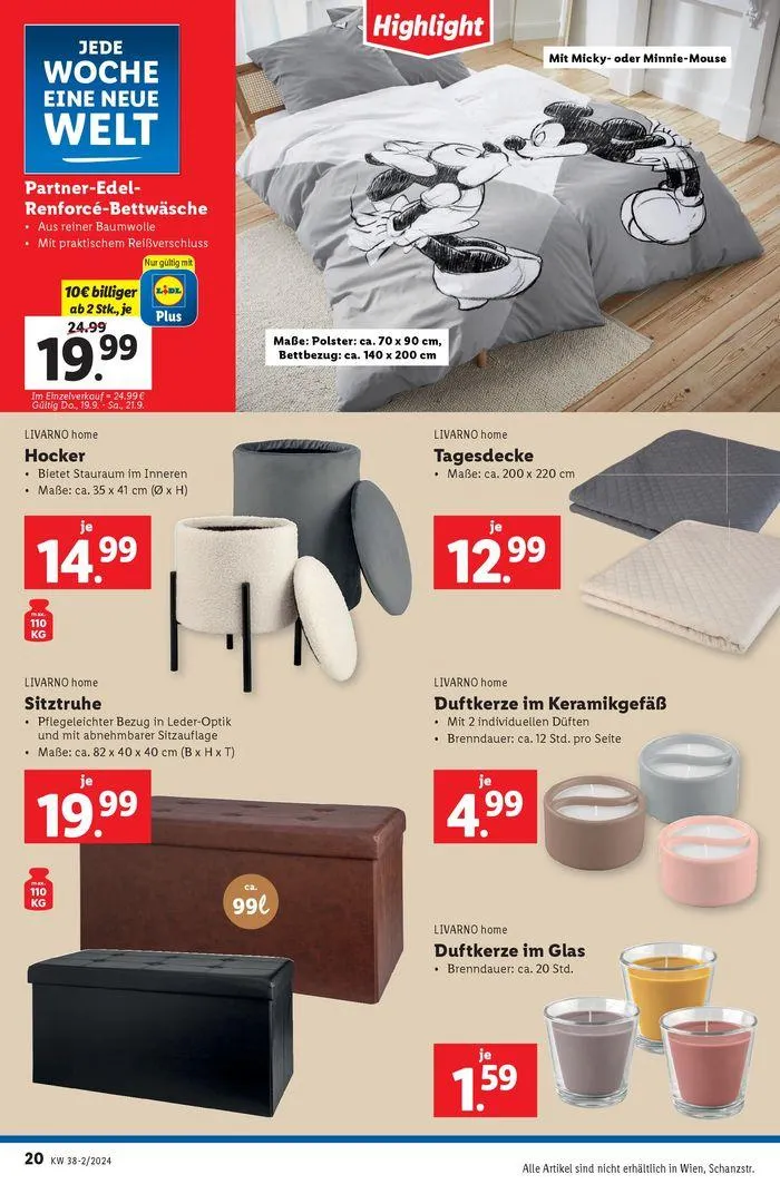 Exklusive Schnäppchen von 19. September bis 25. September 2024 - Flugblätt seite  20