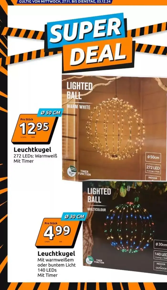 Action flugblatt von 28. November bis 12. Dezember 2024 - Flugblätt seite 1