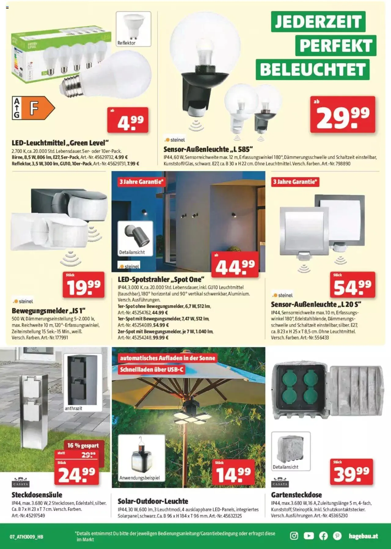 Hagebau Flugblatt von 28. Februar bis 9. März 2024 - Flugblätt seite  7