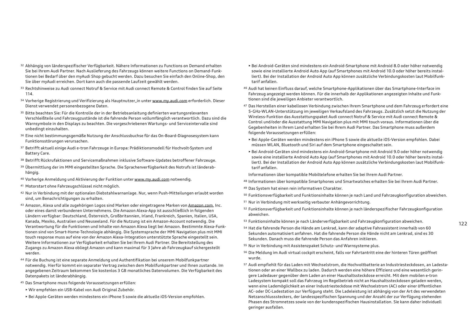 Audi Flugblatt von 20. November bis 22. Juli 2026 - Flugblätt seite  122