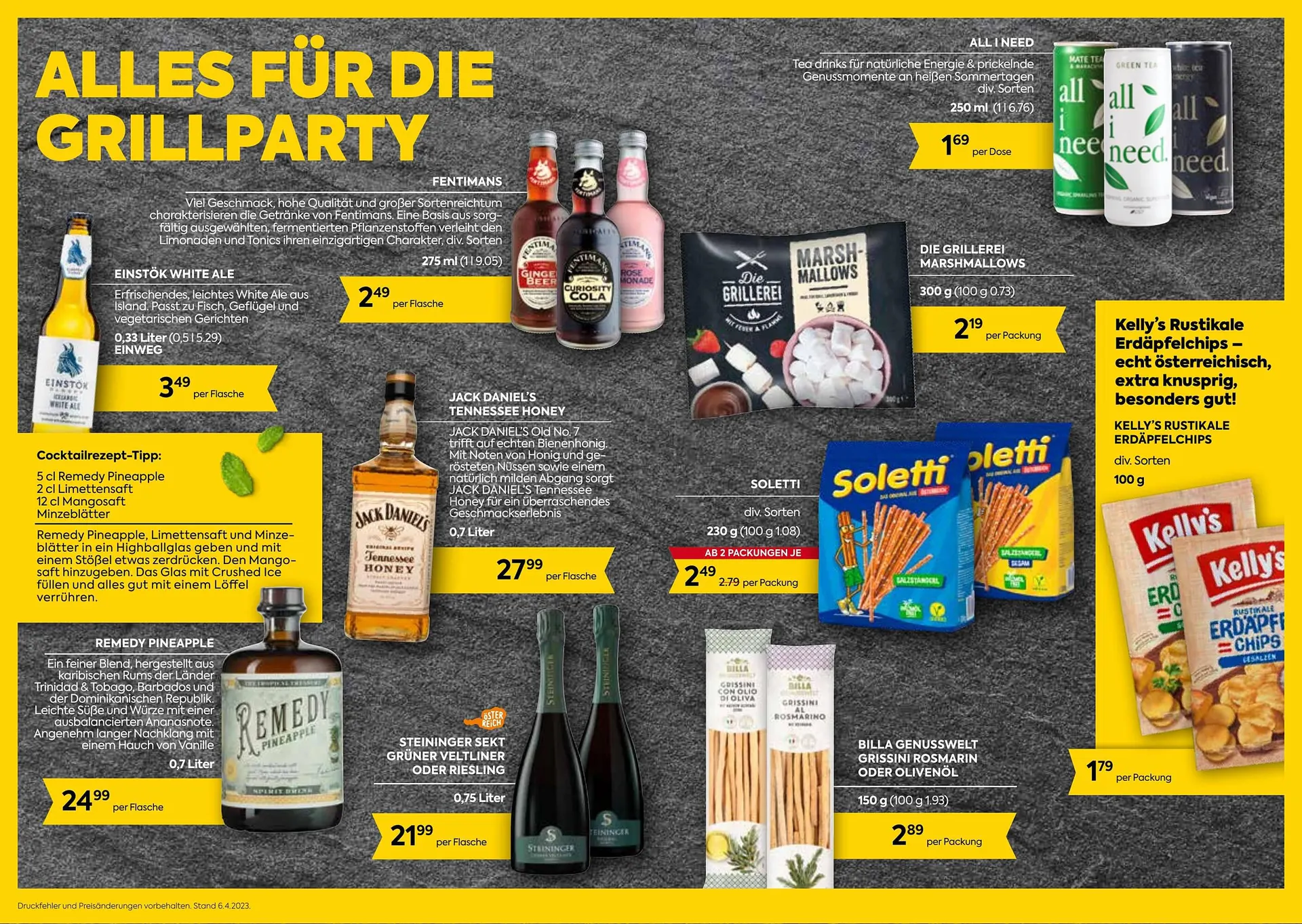 Billa Flugblatt von 2. Mai bis 31. August 2023 - Flugblätt seite 7