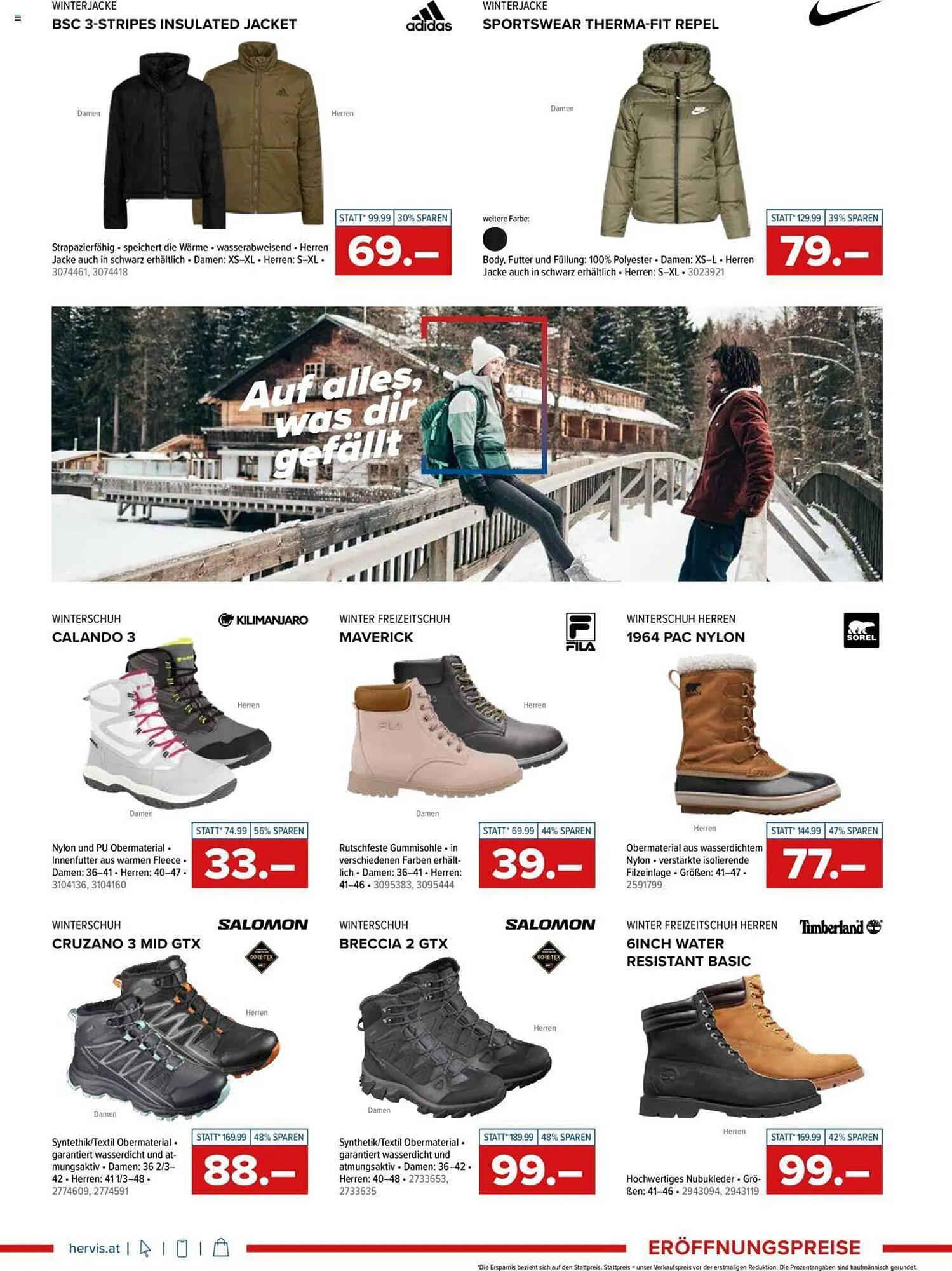 Hervis Flugblatt von 9. November bis 11. November 2023 - Flugblätt seite  14