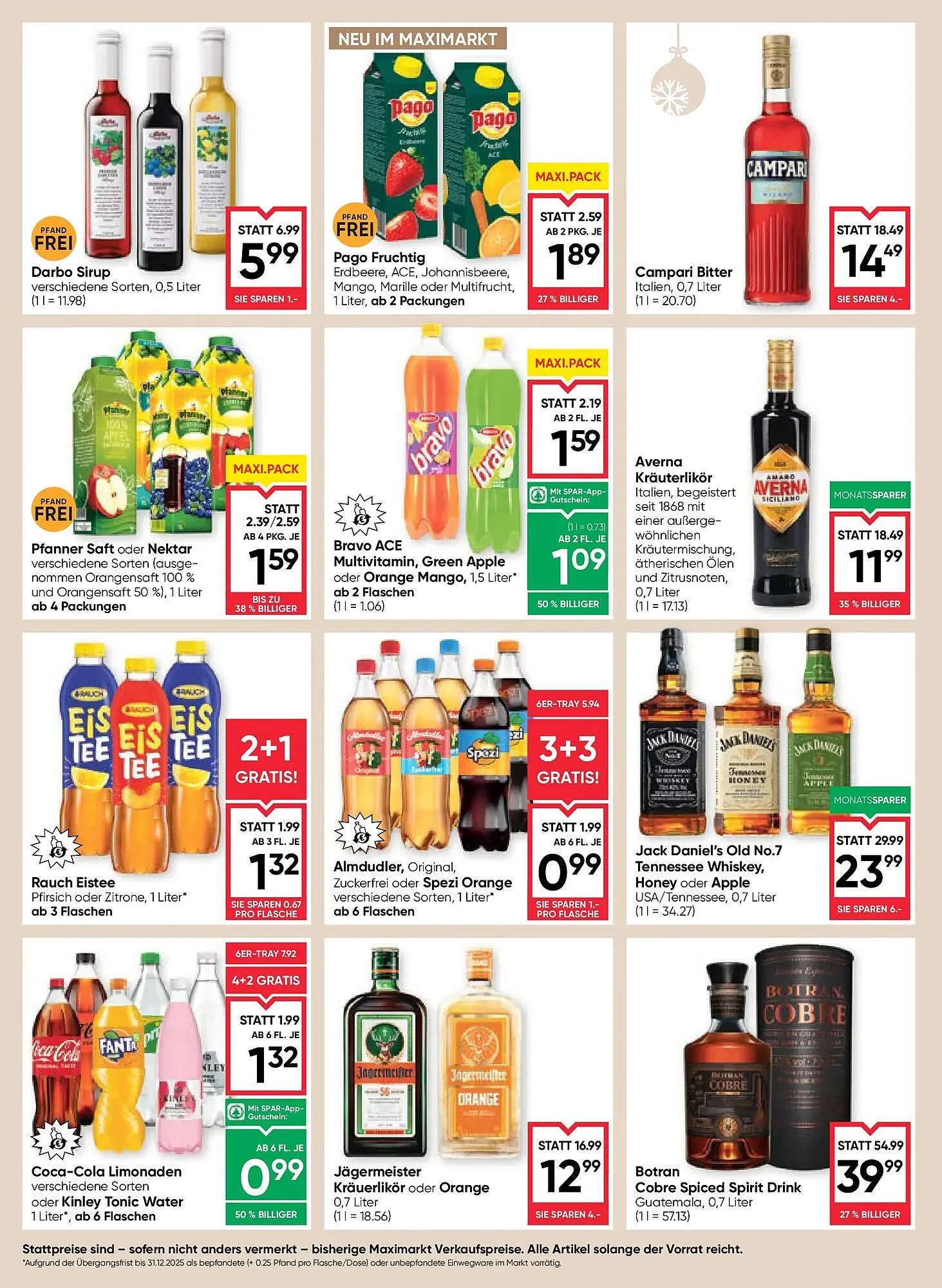 Maximarkt Flugblatt von 4. Dezember bis 10. Dezember 2025 - Flugblätt seite 14