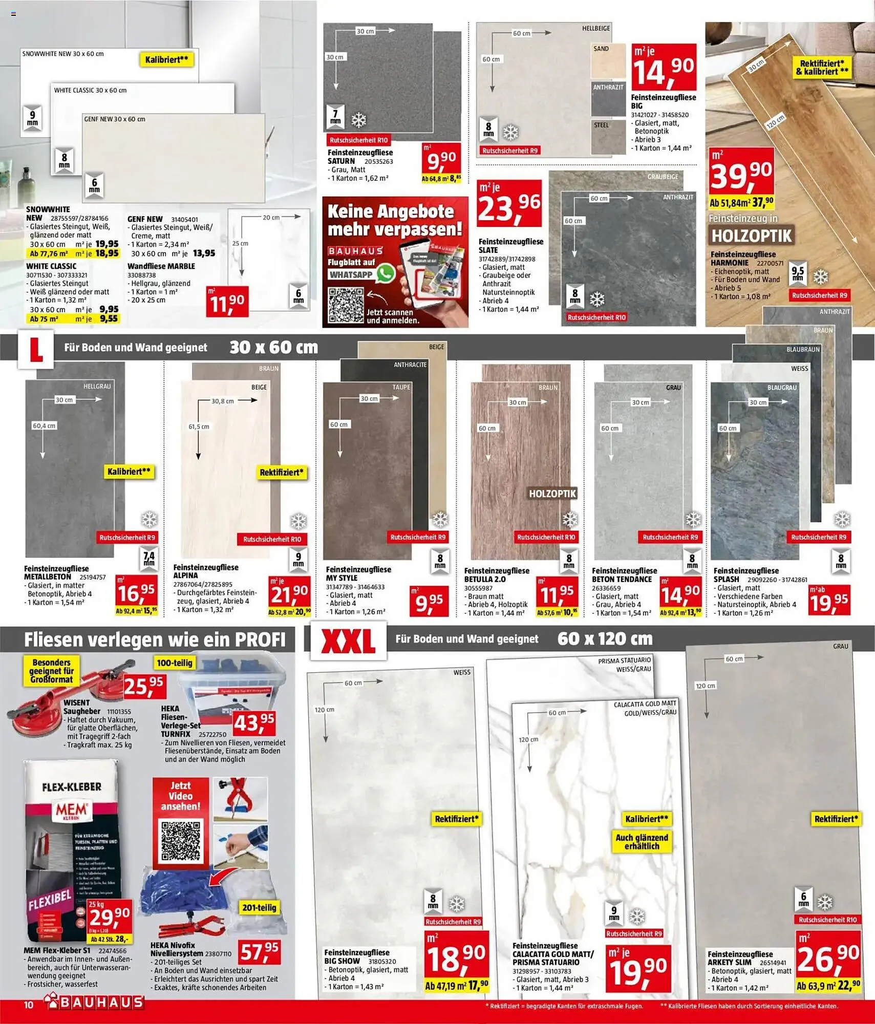 Bauhaus Flugblatt von 5. November bis 2. Dezember 2025 - Flugblätt seite 10