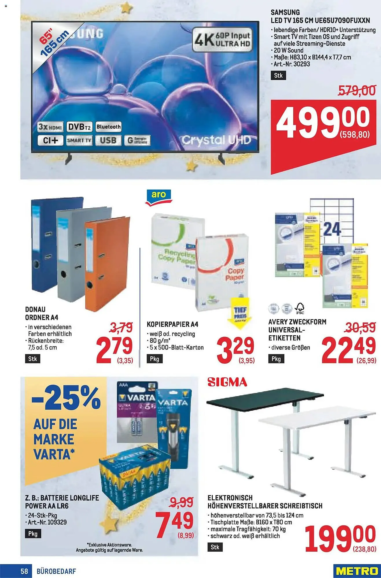 Metro Flugblatt von 13. November bis 26. November 2025 - Flugblätt seite  58