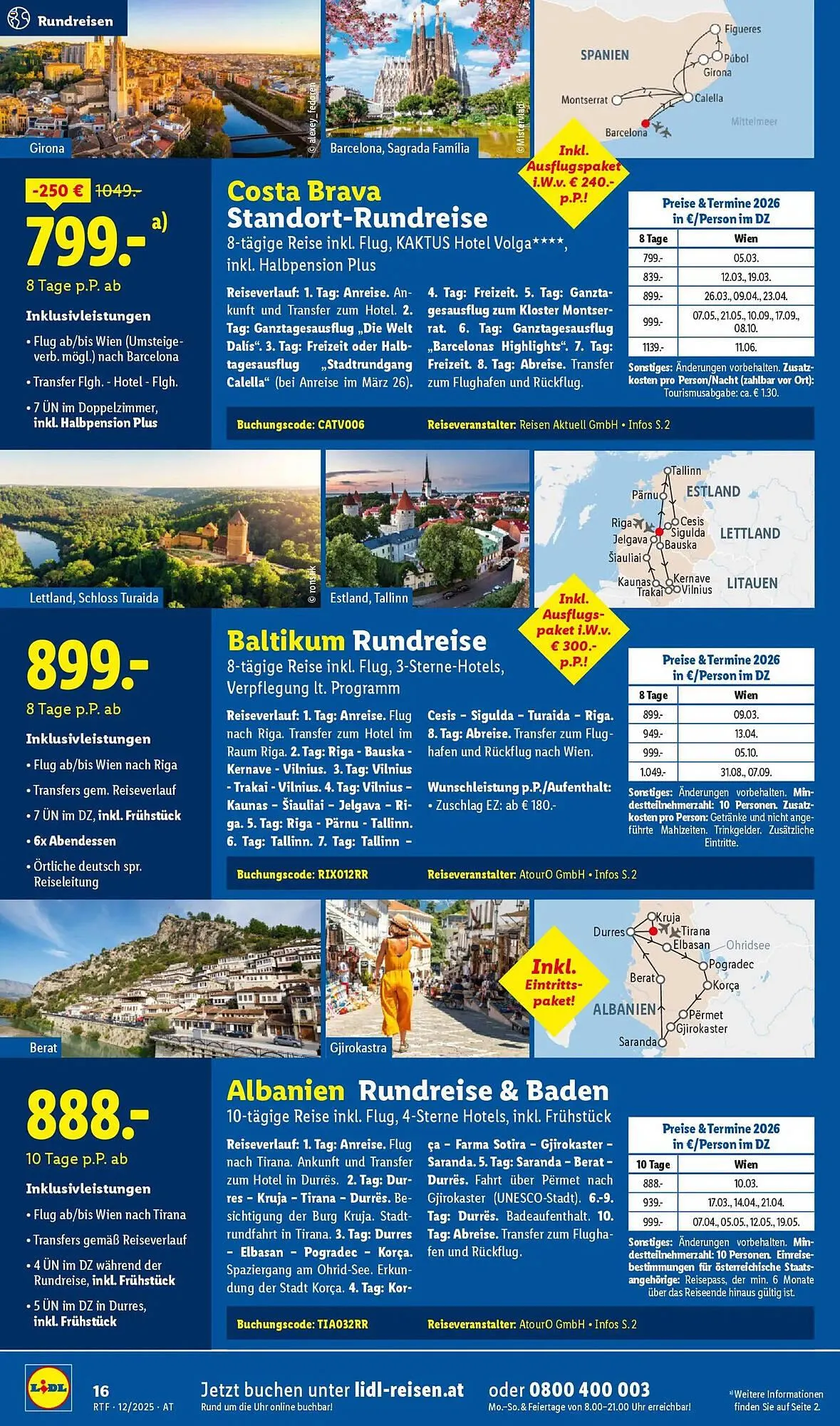 Lidl Flugblatt von 13. Dezember bis 15. Jänner 2026 - Flugblätt seite  16
