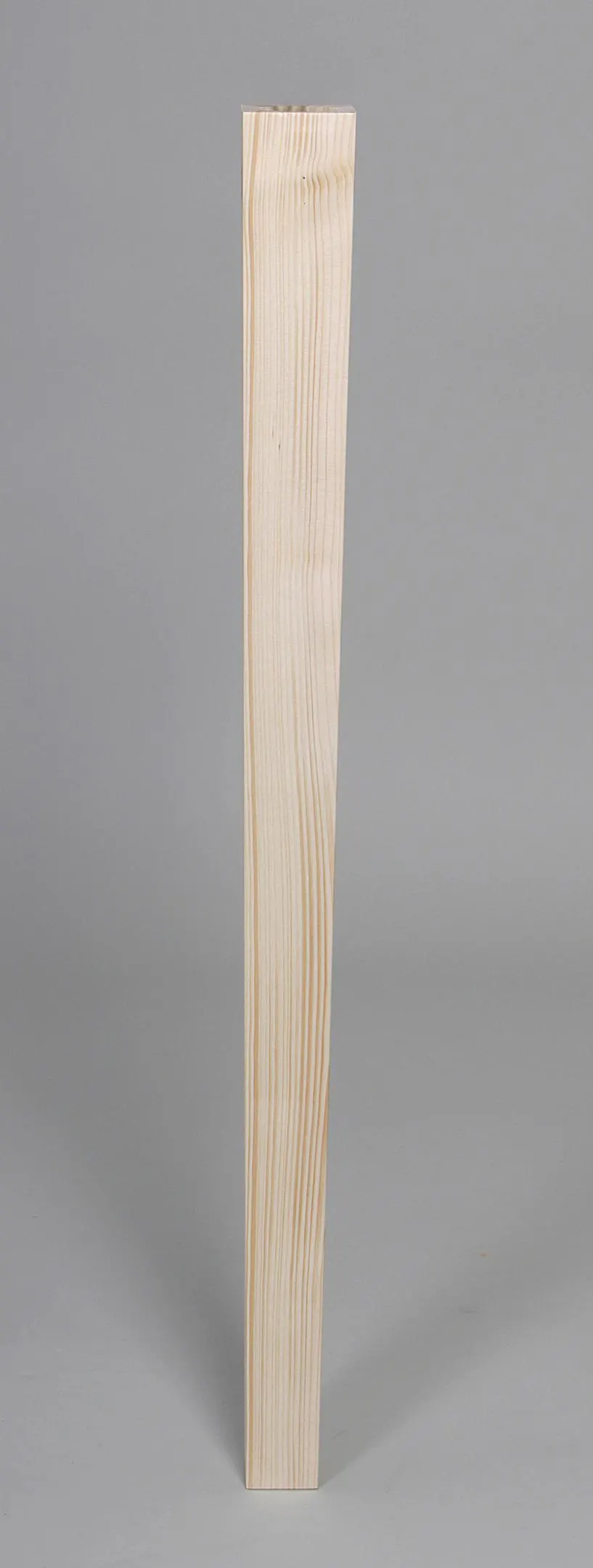 Möbelfuß Fichte Natur H: 73 Cm, Konisch-Quadratisch