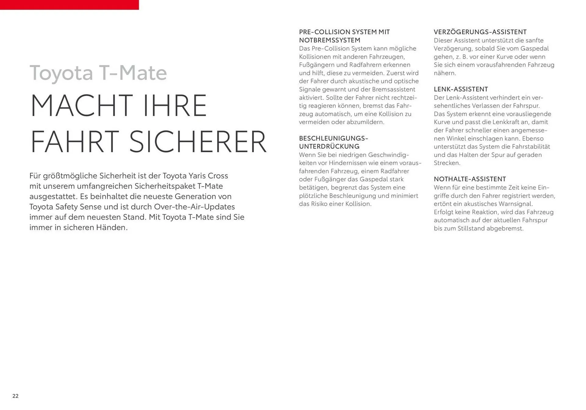 Toyota Flugblatt von 10. Mai bis 10. März 2026 - Flugblätt seite  22